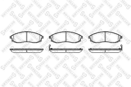 Комплект тормозных колодок STELLOX 609 002-SX